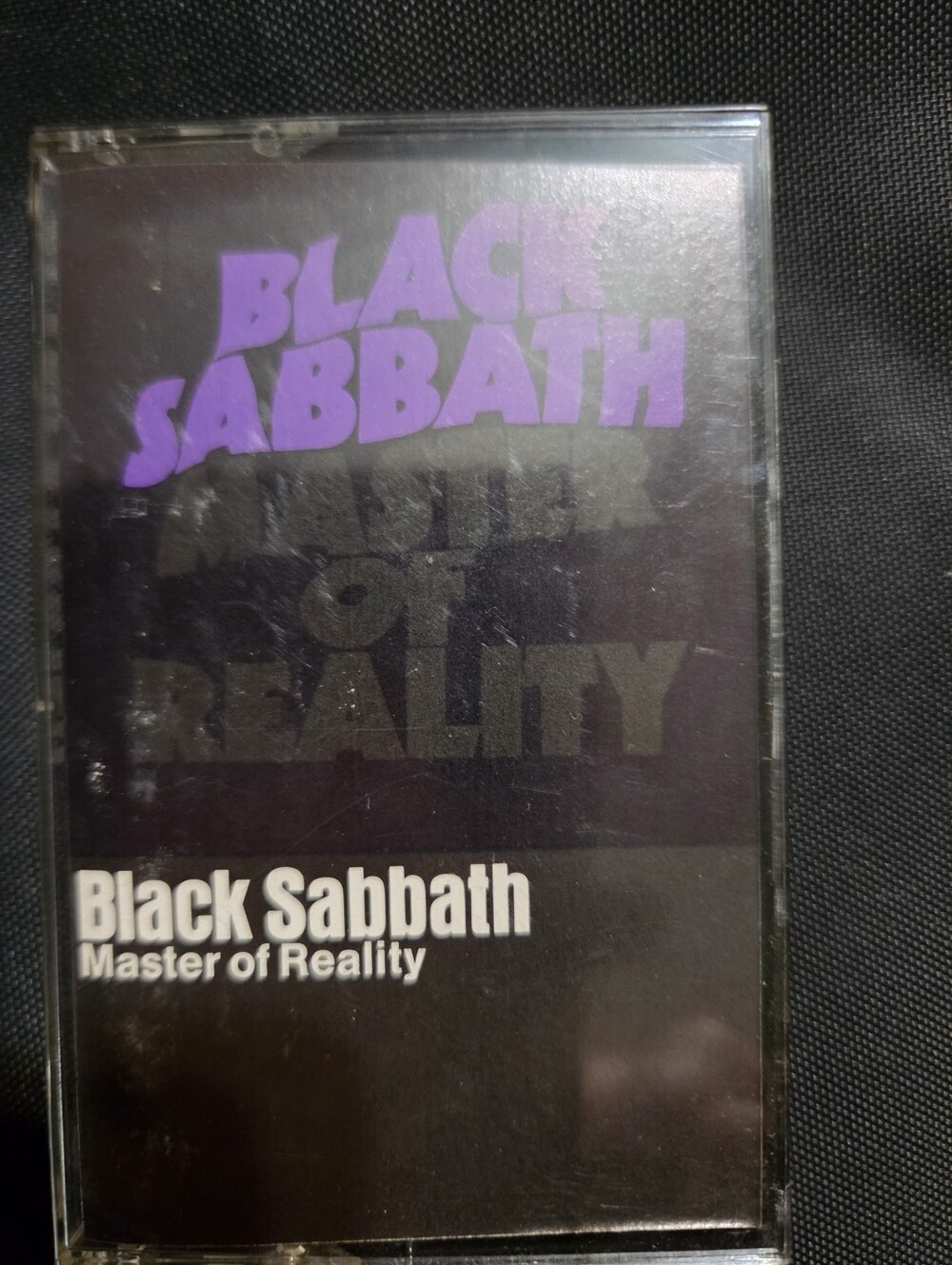 Vintage Black Sabbath Master of Reality Cassette Tape Ozzy Osbourne 1971 Heavy M
